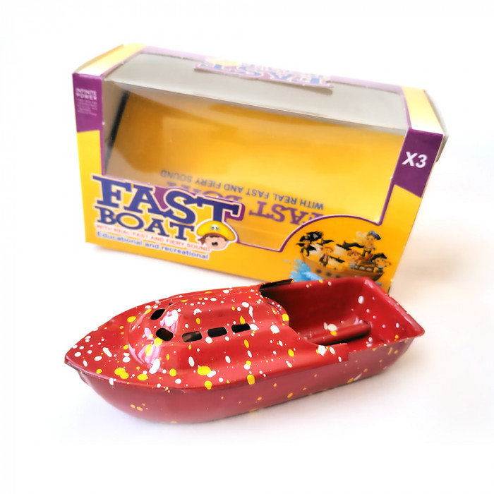 قایق بخار تندر سایز مینی رنگ قرمز