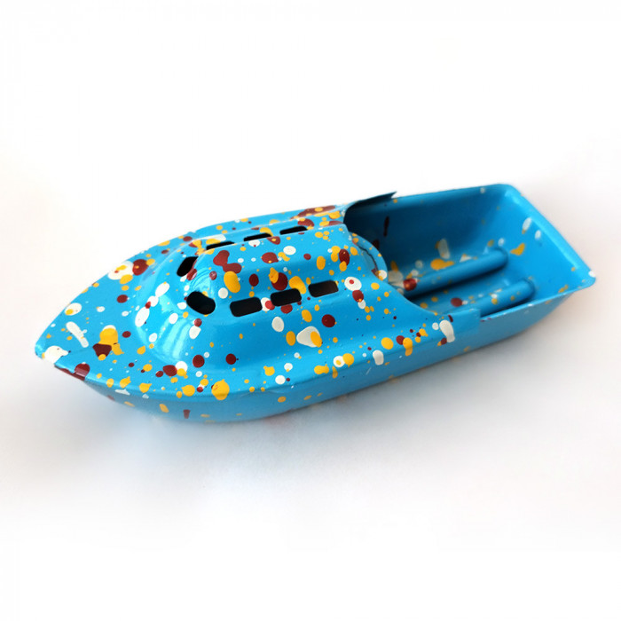 قایق بخار تندر سایز مینی رنگ آبی روشن