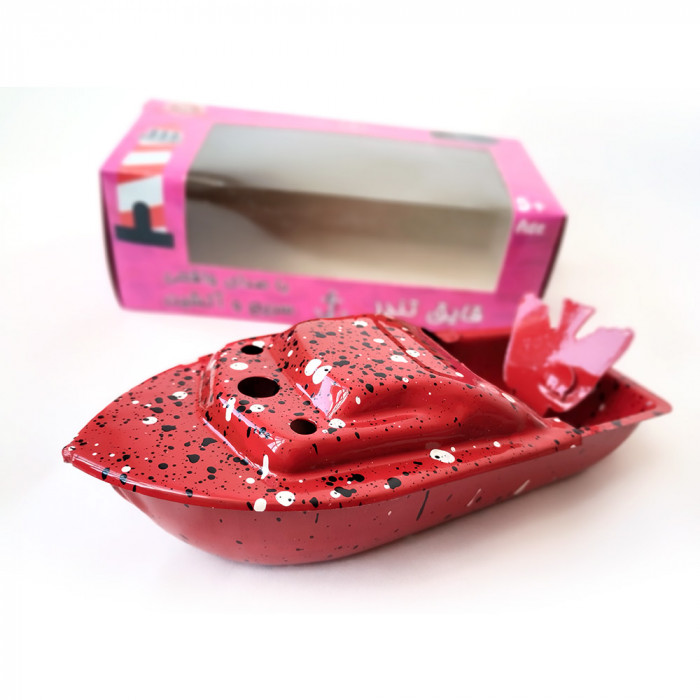 قایق بخار تندر سایز بزرگ رنگ قرمز(تقویت شده)